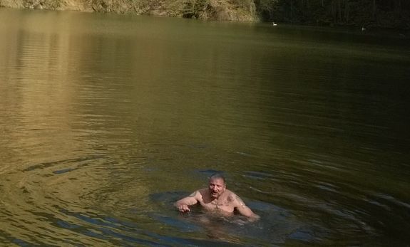 März 2016 Eisbaden