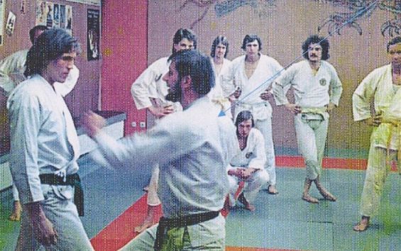 Sensei Norbert Anton Salewski (RIP-29.02.1989-Berlin) in der Sportschule Lothar Nest
